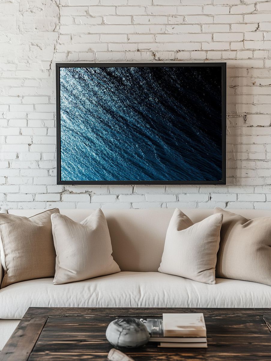 Blue ocean with mild waves. room preview