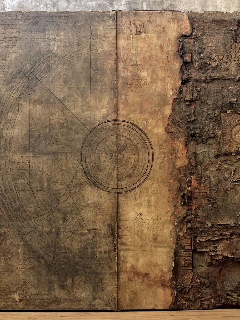 Antique Book Texture Abstract Print. poster detail