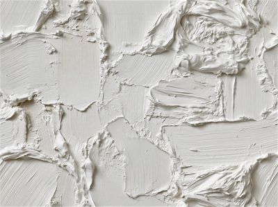 White Plaster Texture Abstract Poster. poster