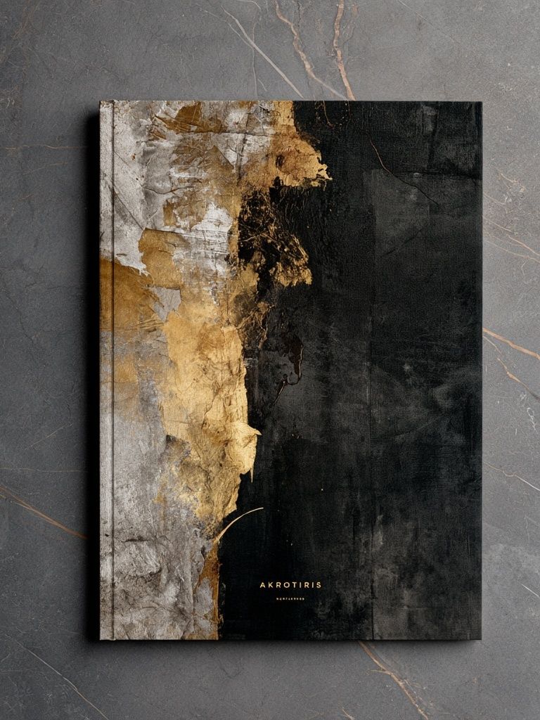 Gold and Black Abstract Poster. poster detail