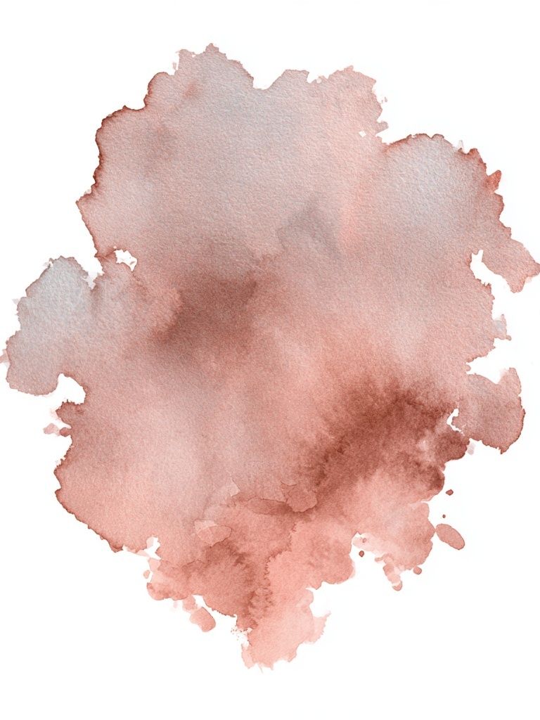 Blush Watercolor Bloom Poster. poster detail