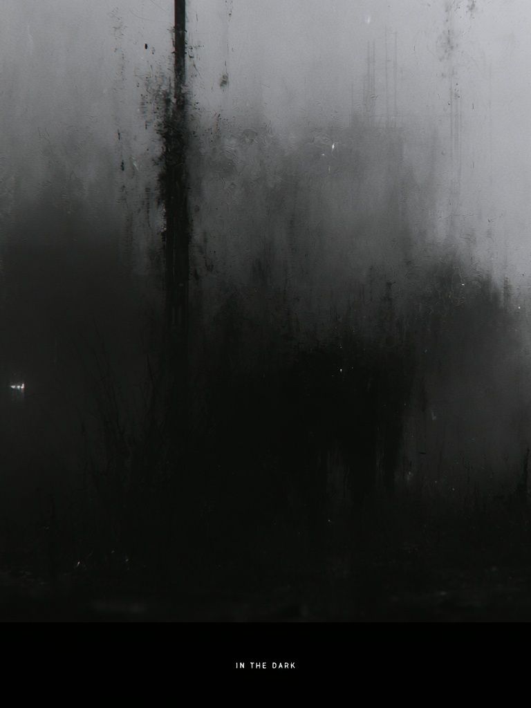 In the Dark Abstract Poster. poster — abstract art