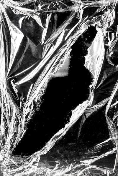 Abstract Black and White Texture Poster. poster print