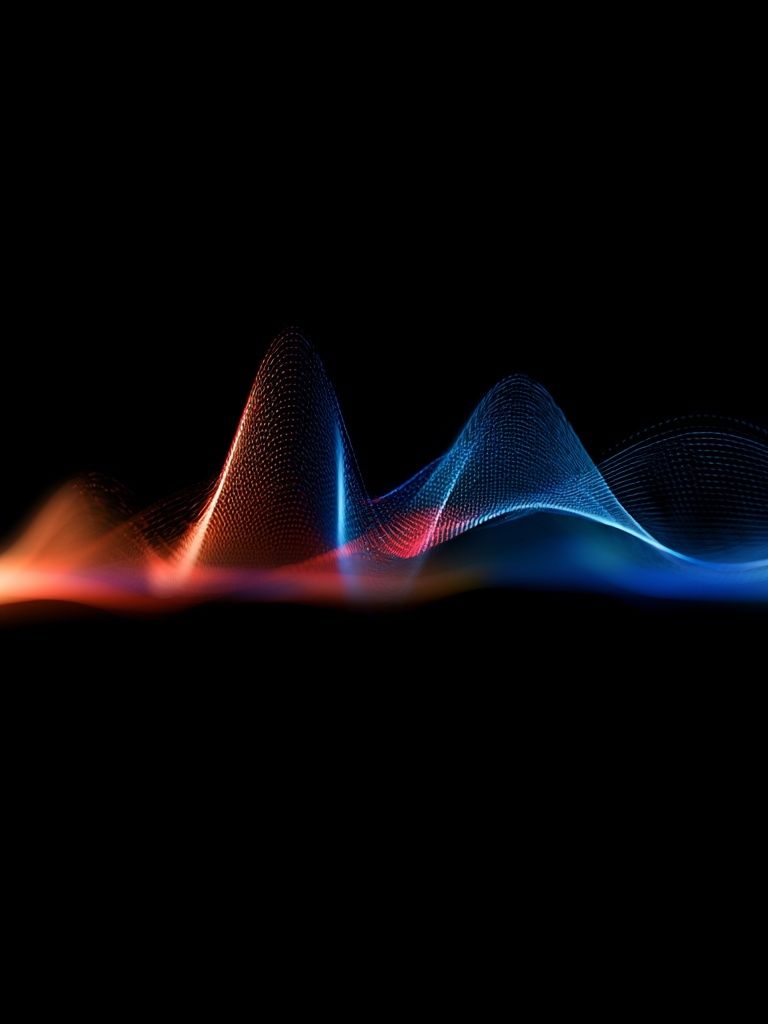 Neon Wave Abstract Poster. poster detail