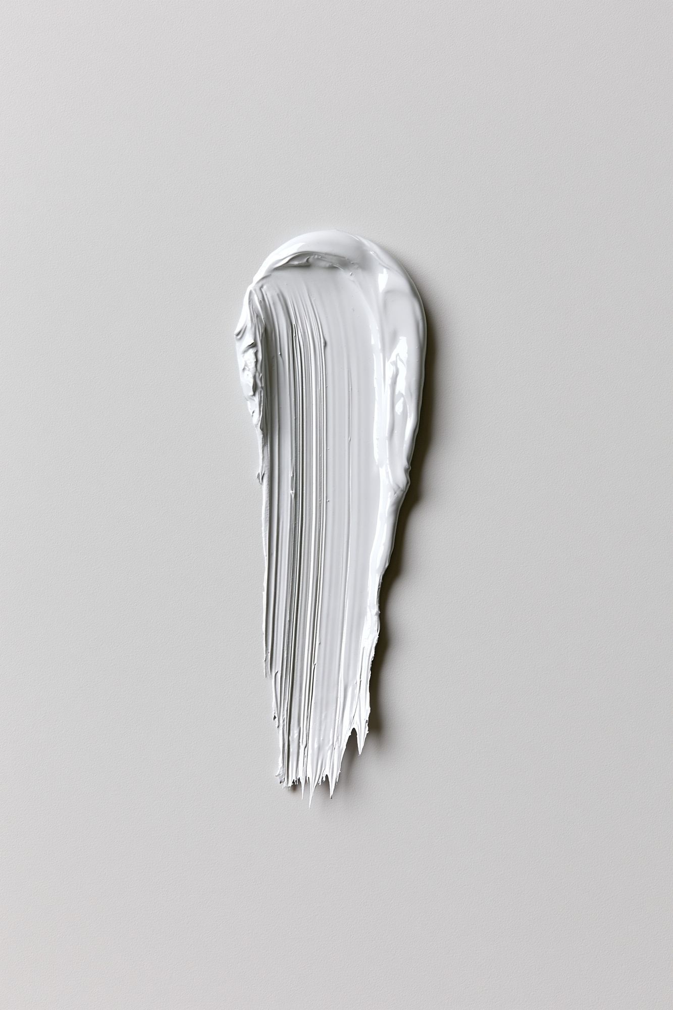 White Paint Stroke Abstract Poster. poster detail