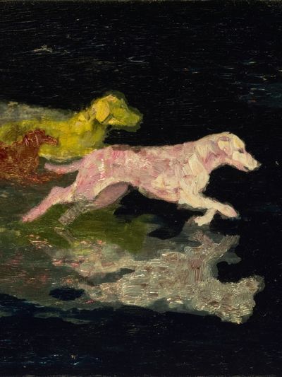 Running Dogs — Fine Art Print. poster