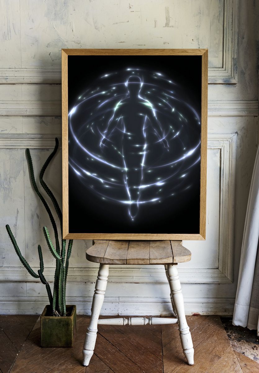 Ethereal Energy — Abstract Print room preview