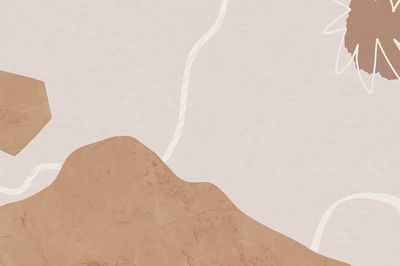 Abstract Earth Tones Poster. poster