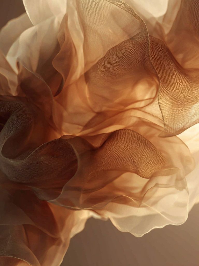 Abstract Flowing Fabric Poster. poster — abstract art