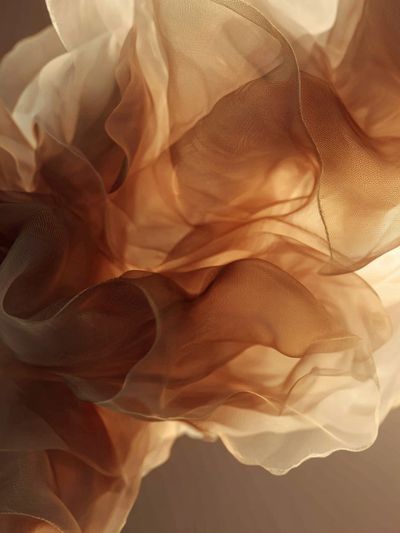 Abstract Flowing Fabric Poster. poster print