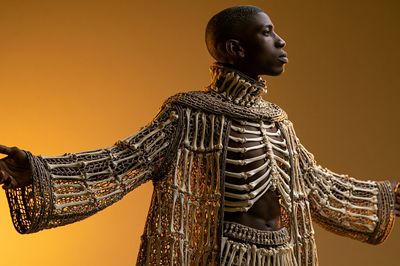 Afrofuturist Portrait Photography Poster. poster
