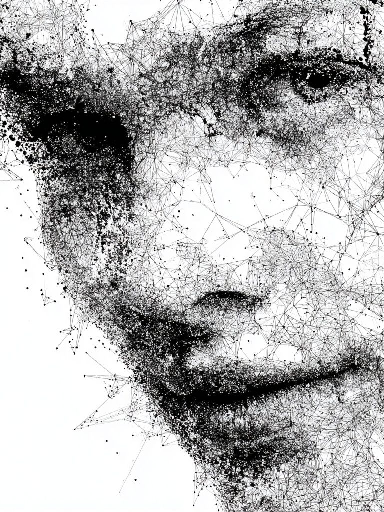 Abstract Face — Fine Art Print. poster detail