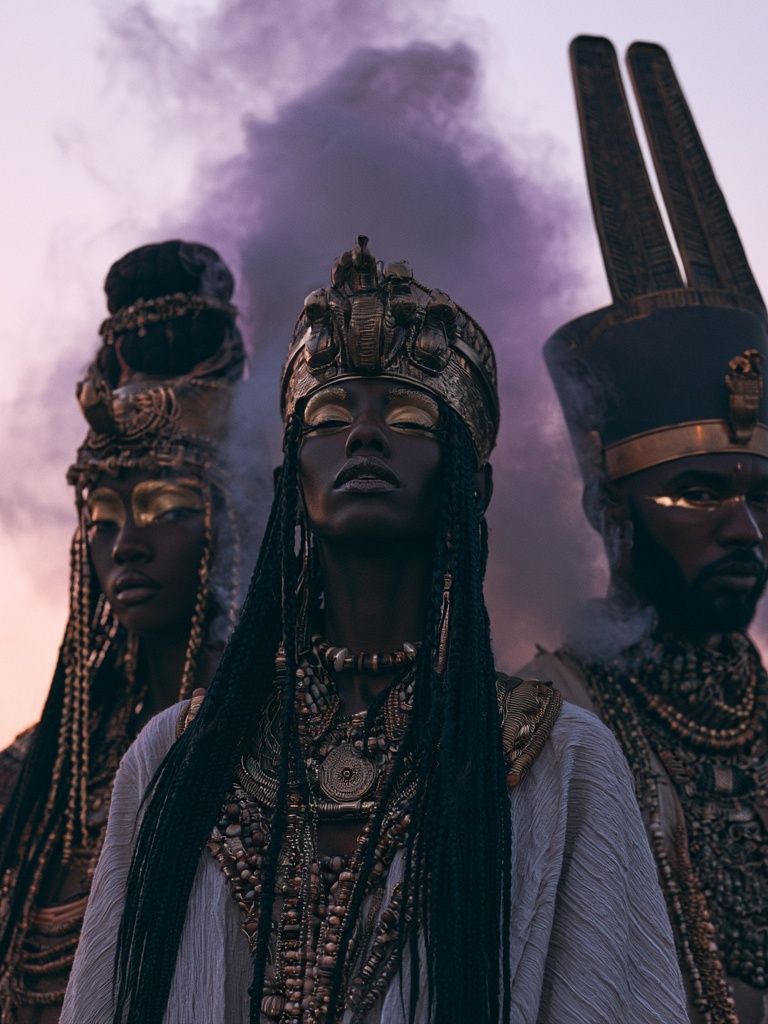 Afrofuturist Queens Photography Poster. poster — photography art