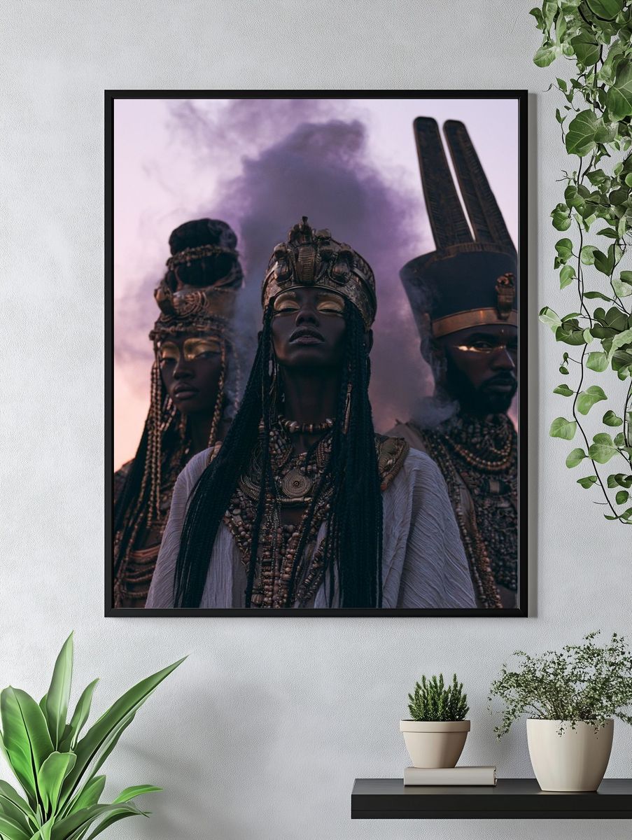 Afrofuturist Queens Photography Poster. — room view 4