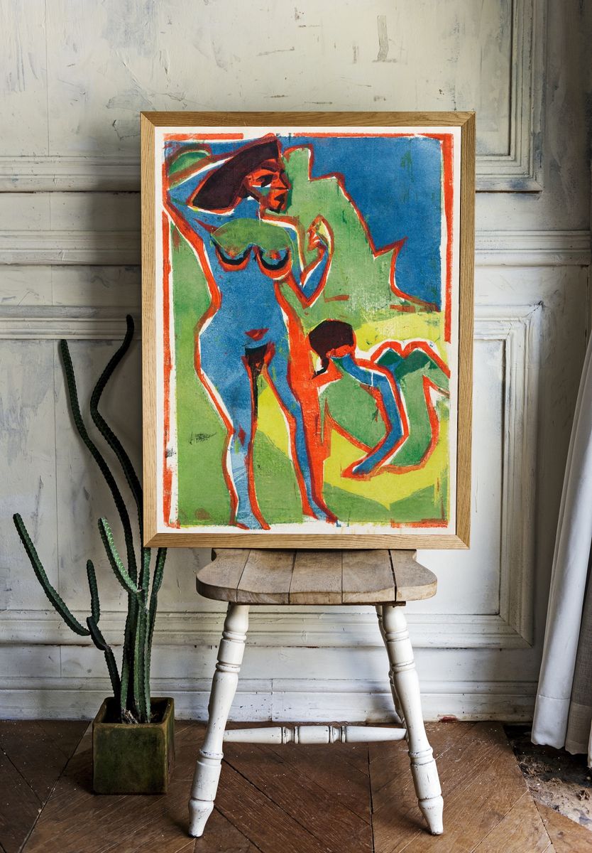 Abstract Figures — Fine Art Print room preview