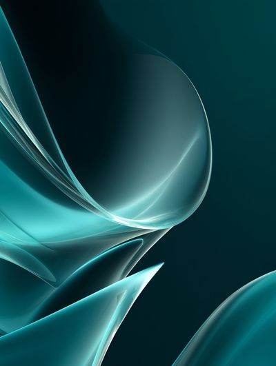 Abstract Fluid Waves Poster. poster print