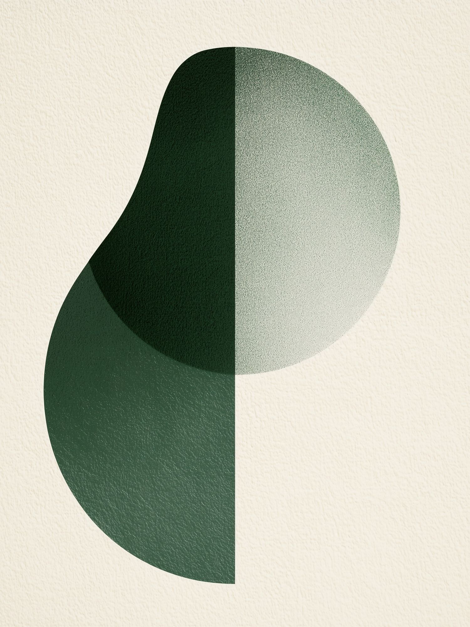 Green Geometric Abstract Poster. poster detail