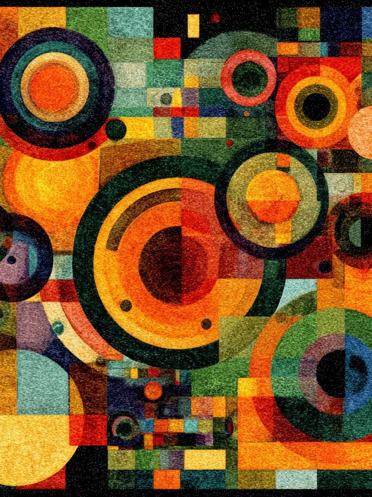 Geometric Orbit Abstract Poster. poster detail