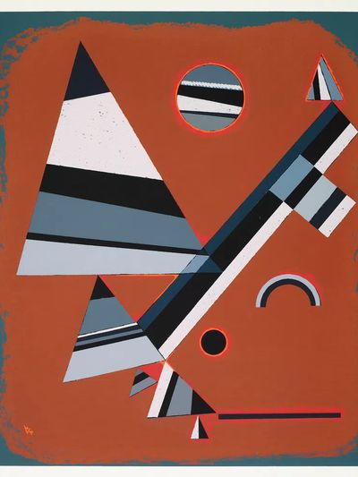 Gris (1931) Wassily Kandinsky. Original. poster print