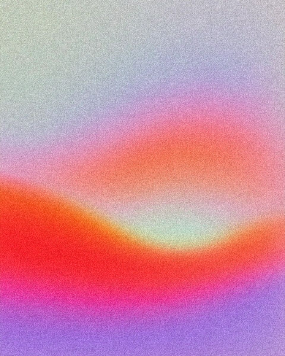 Abstract Gradient Waves Poster. poster — abstract art