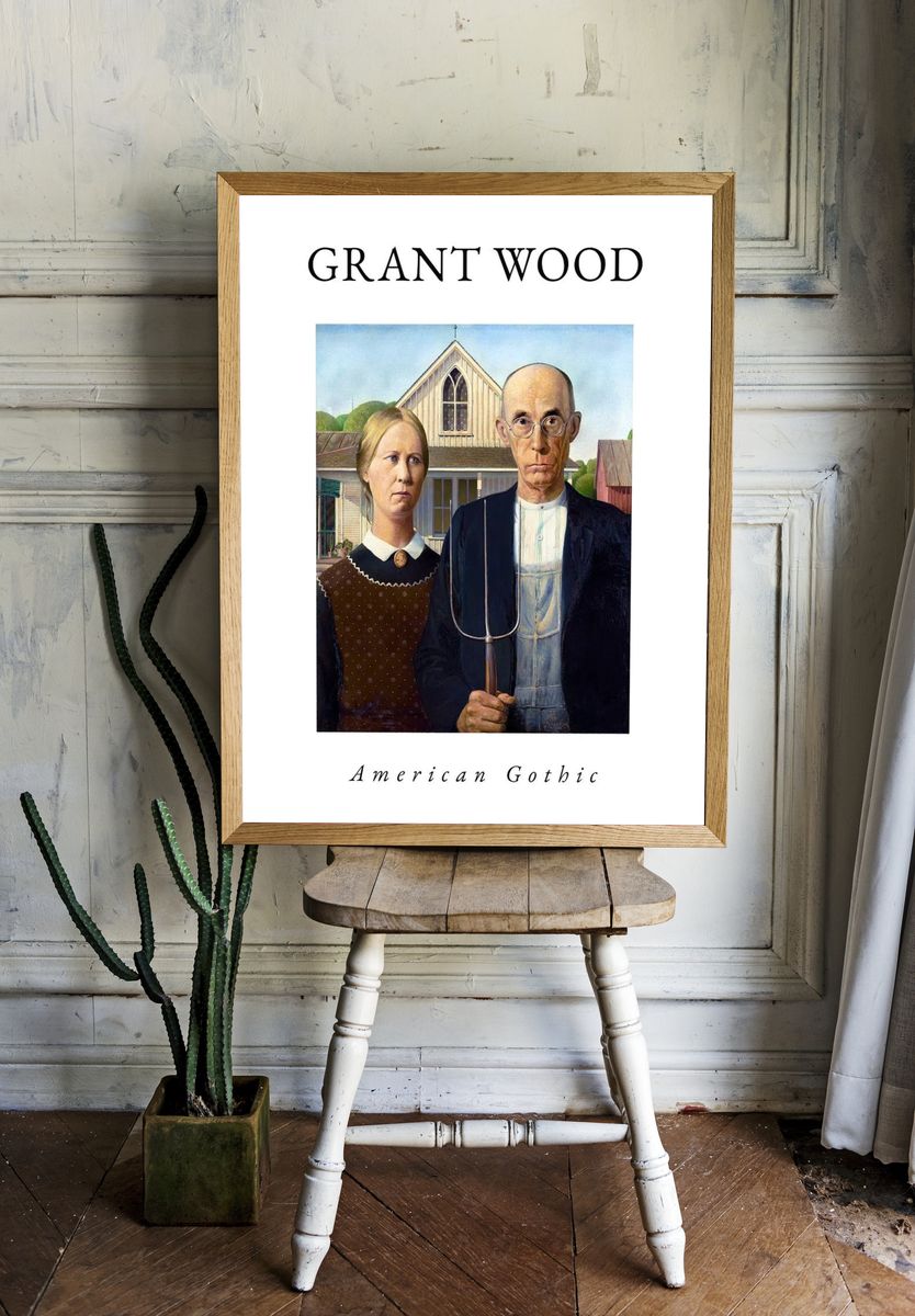 American Gothic — Fine Art Print room preview