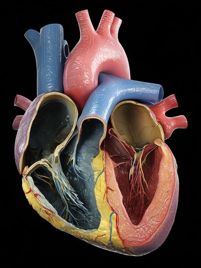 Anatomical Heart Illustration Poster. poster print
