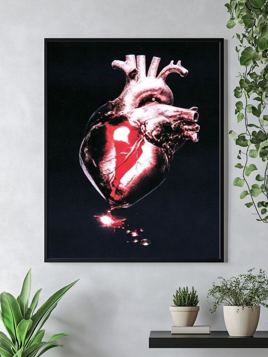 Anatomical Heart Surrealism Poster. — room view 4