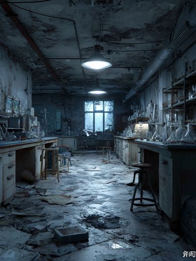 Abandoned Laboratory — Fine Art Print. poster print