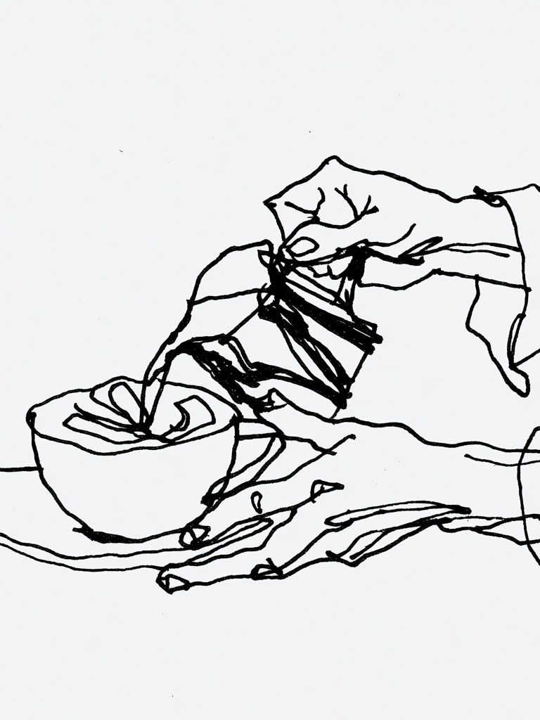 Abstract Line Drawing Poster. poster detail