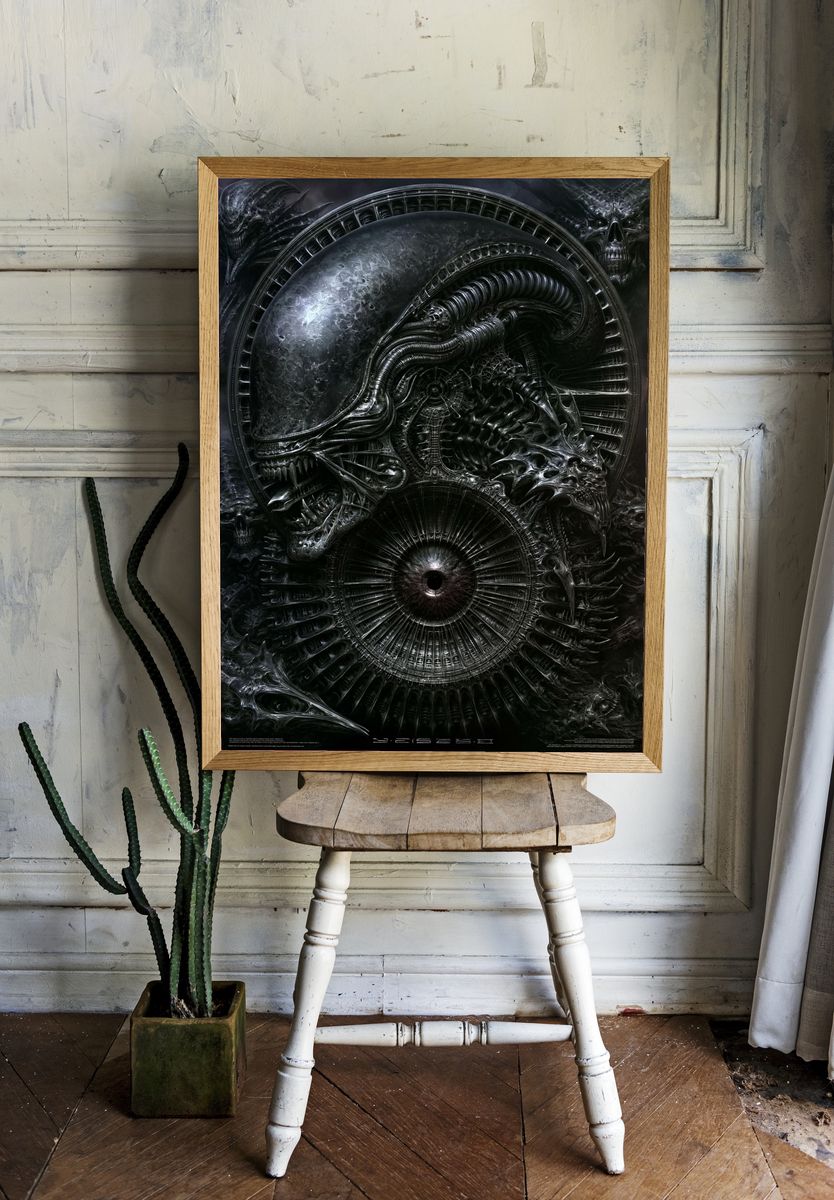 Alien Xenomorph Sci-Fi Poster. — room view 1