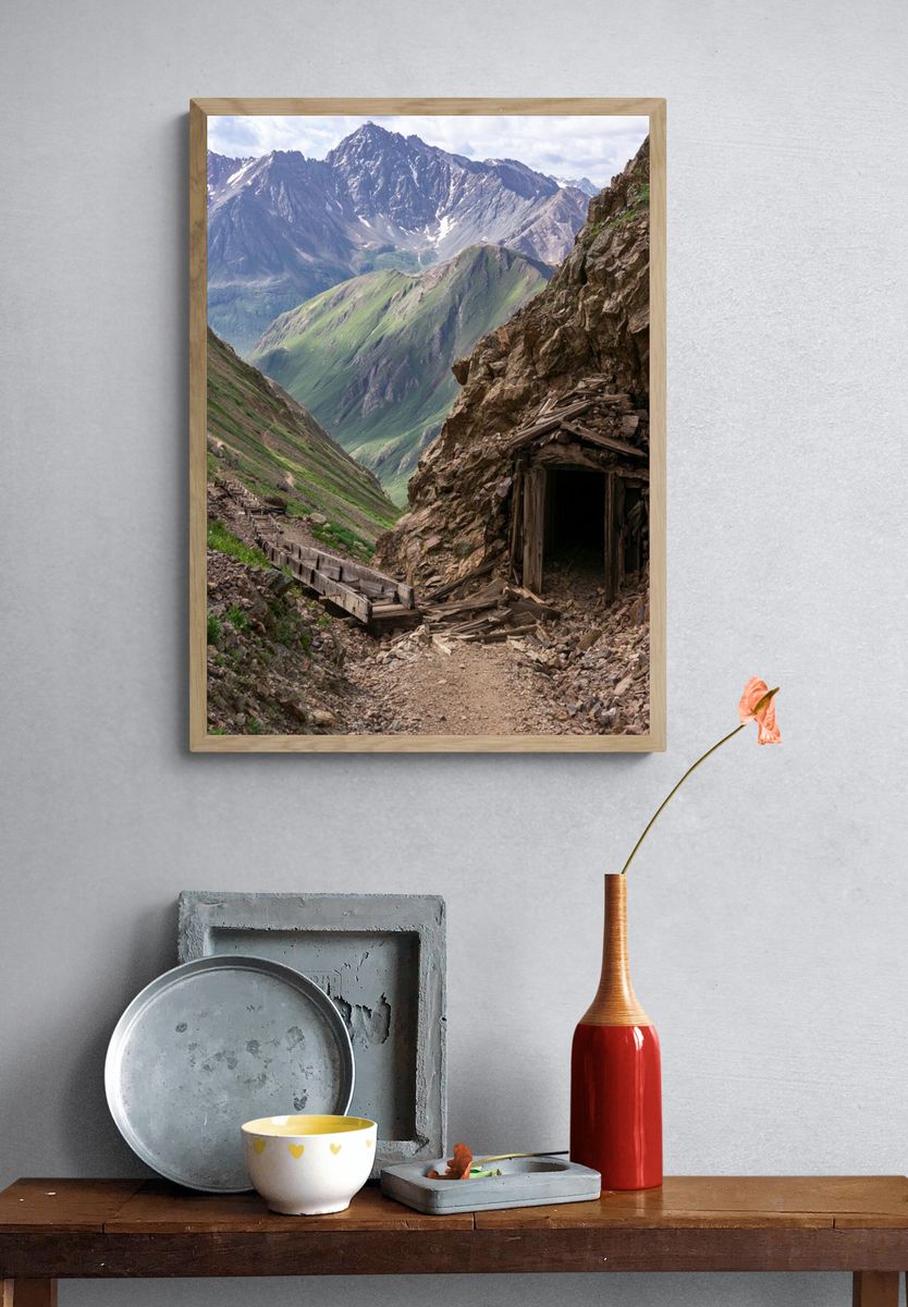 Alpine Mine Trail Photography Poster. — room view 3