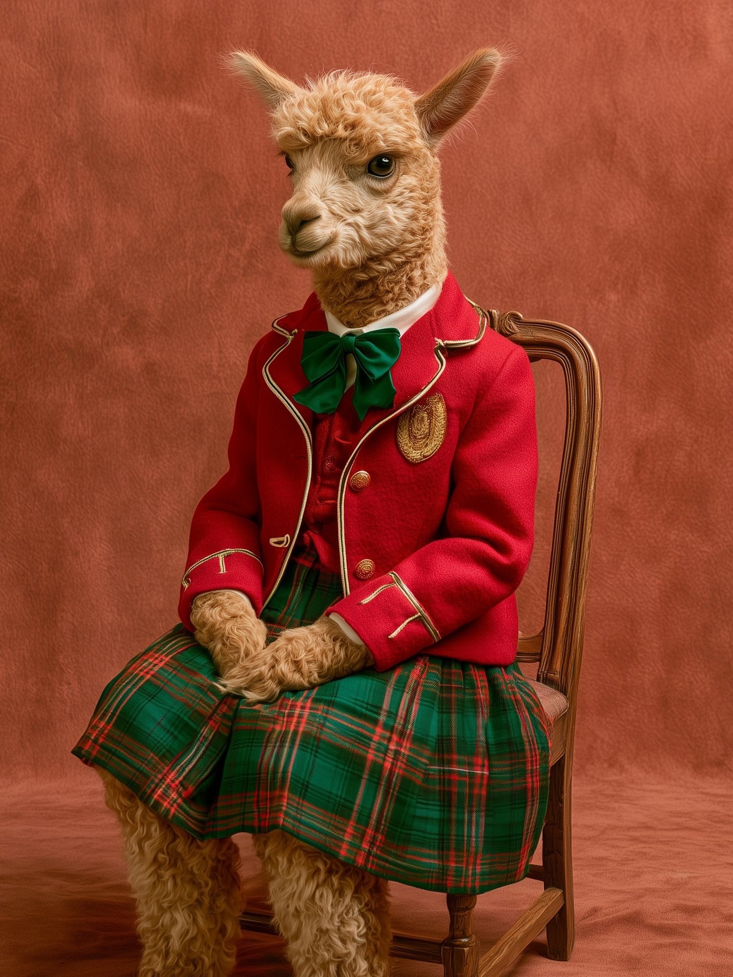 Alpaca Portrait Photography Poster. poster — animals art