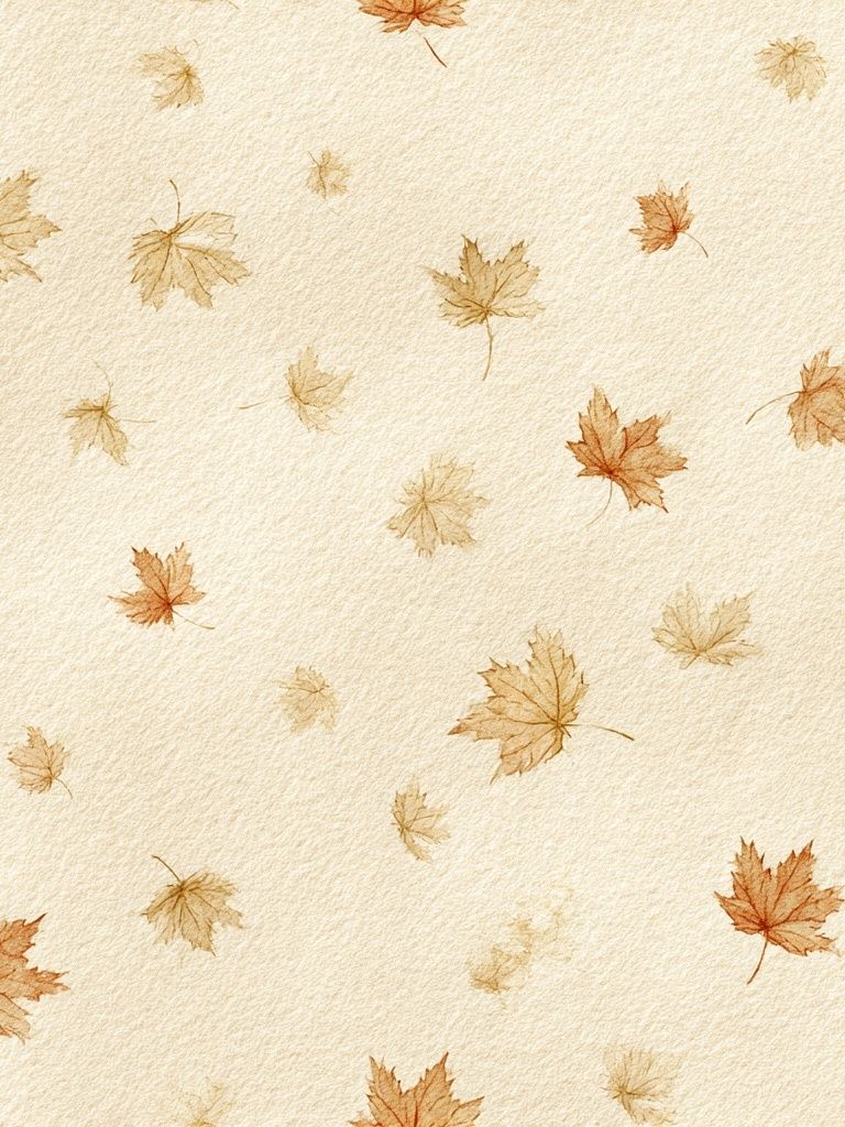 Autumn Leaves Watercolor Print. poster detail