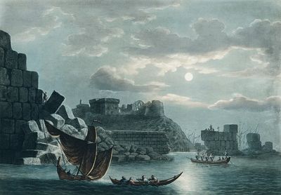 Island Tortosa Views Ottoman Dominions. poster print