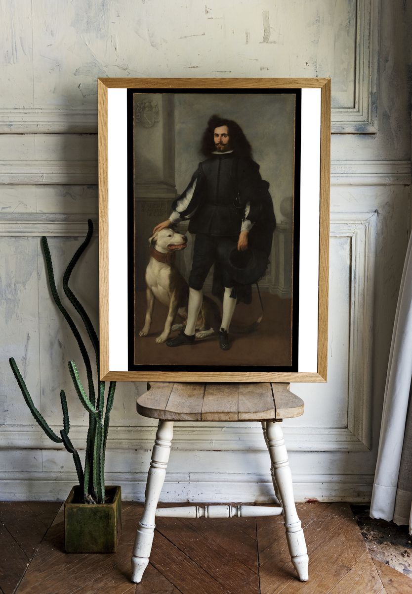 Don Andrés de Andrade y la Cal by Bartolomé Estebán Murillo — Art Print. — room view 1