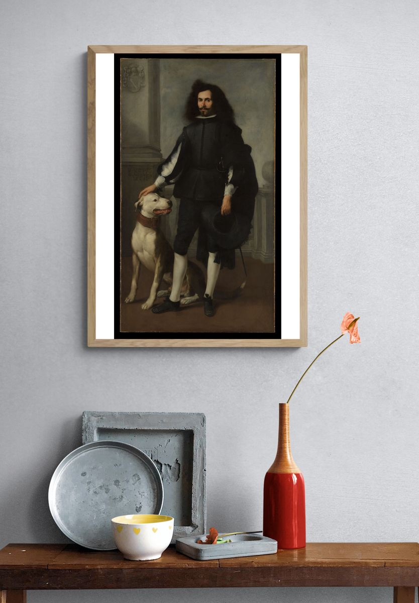 Don Andrés de Andrade y la Cal by Bartolomé Estebán Murillo — Art Print. — room view 3