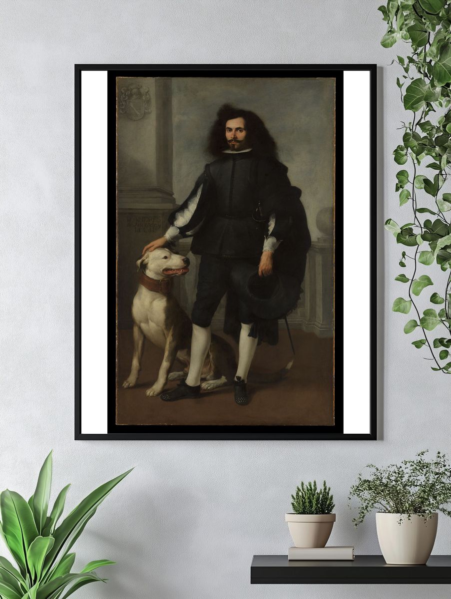 Don Andrés de Andrade y la Cal by Bartolomé Estebán Murillo — Art Print. — room view 4