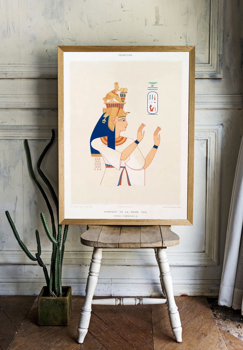 Portrait Queen Tiye, wife Amenhotep. — room view 1