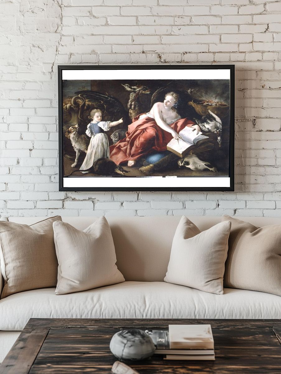 An Allegory by Domenico Guidobono — Art Print. — room view 1