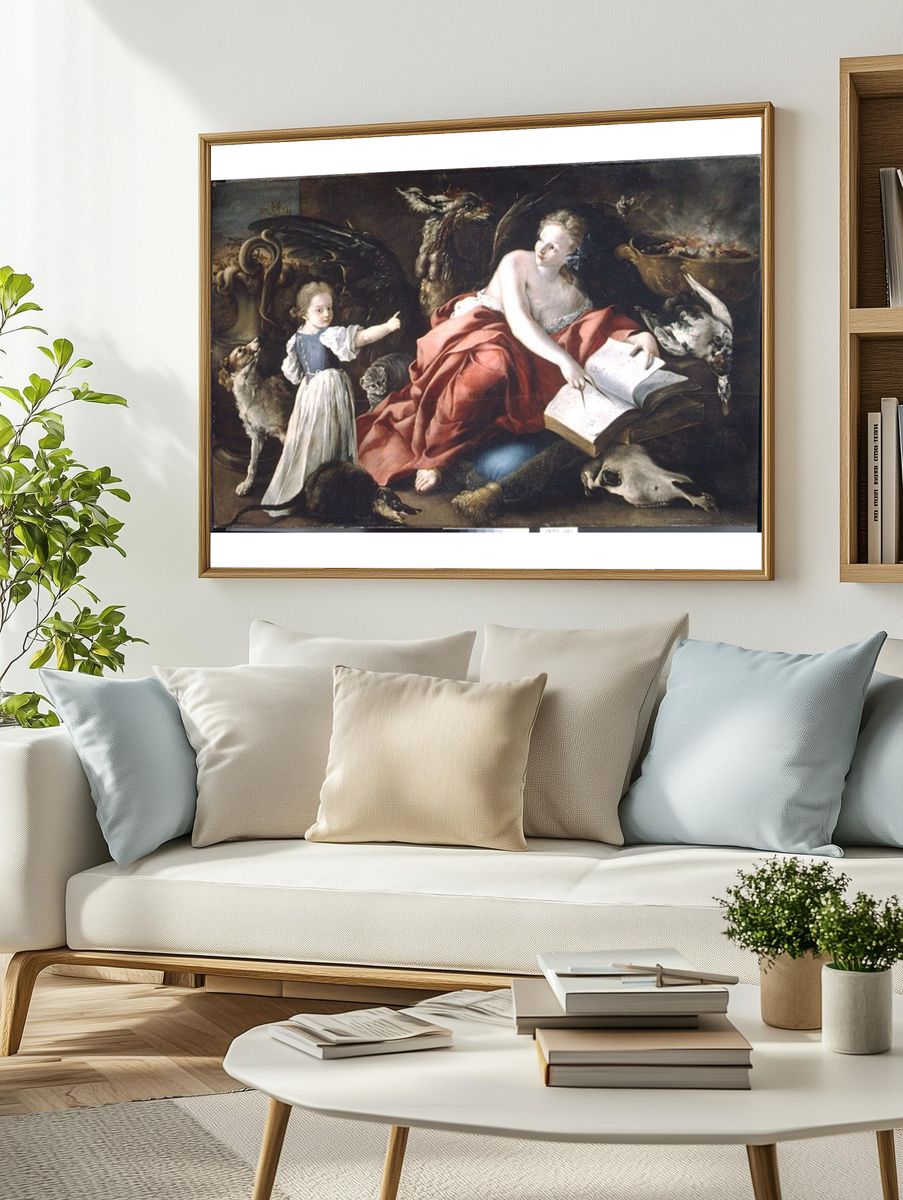 An Allegory by Domenico Guidobono — Art Print. — room view 2