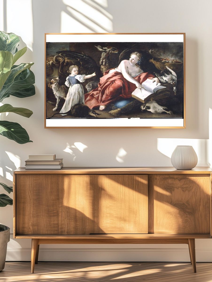 An Allegory by Domenico Guidobono — Art Print. — room view 3