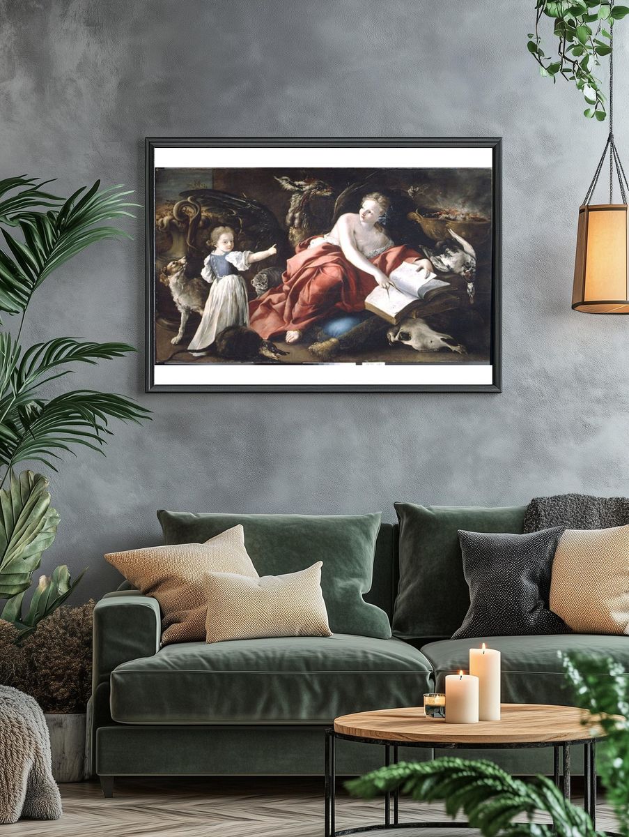 An Allegory by Domenico Guidobono — Art Print. — room view 4