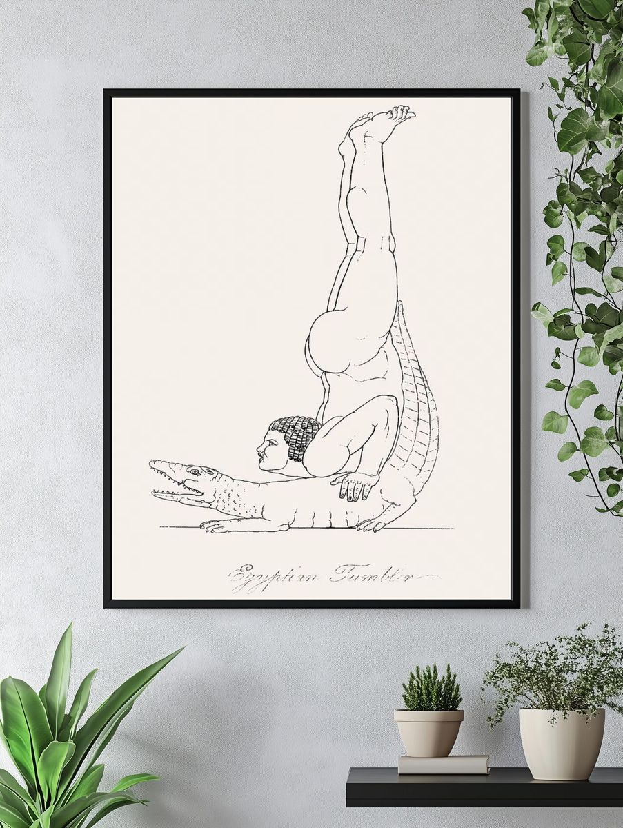 Egyptian tumbler illustration Egyptian, Grecian. — room view 4