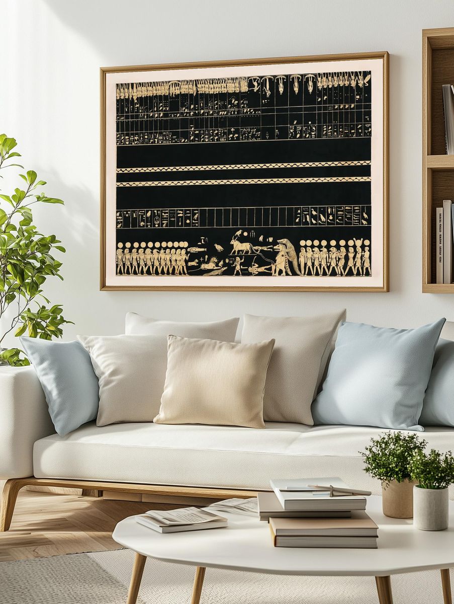 Zodiak tomb Psammis Thebes illustration. — room view 2