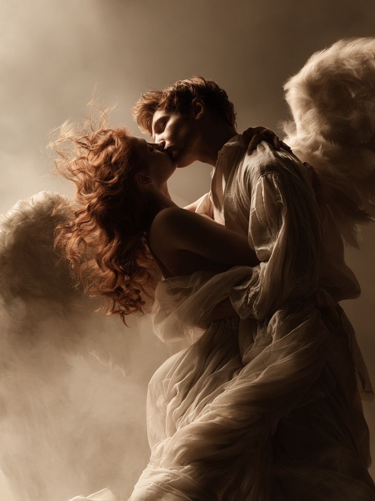 Angel Lovers Photography Poster. poster detail
