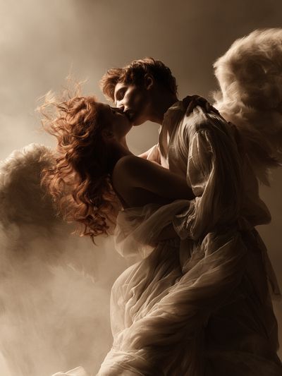 Angel Lovers Photography Poster. poster