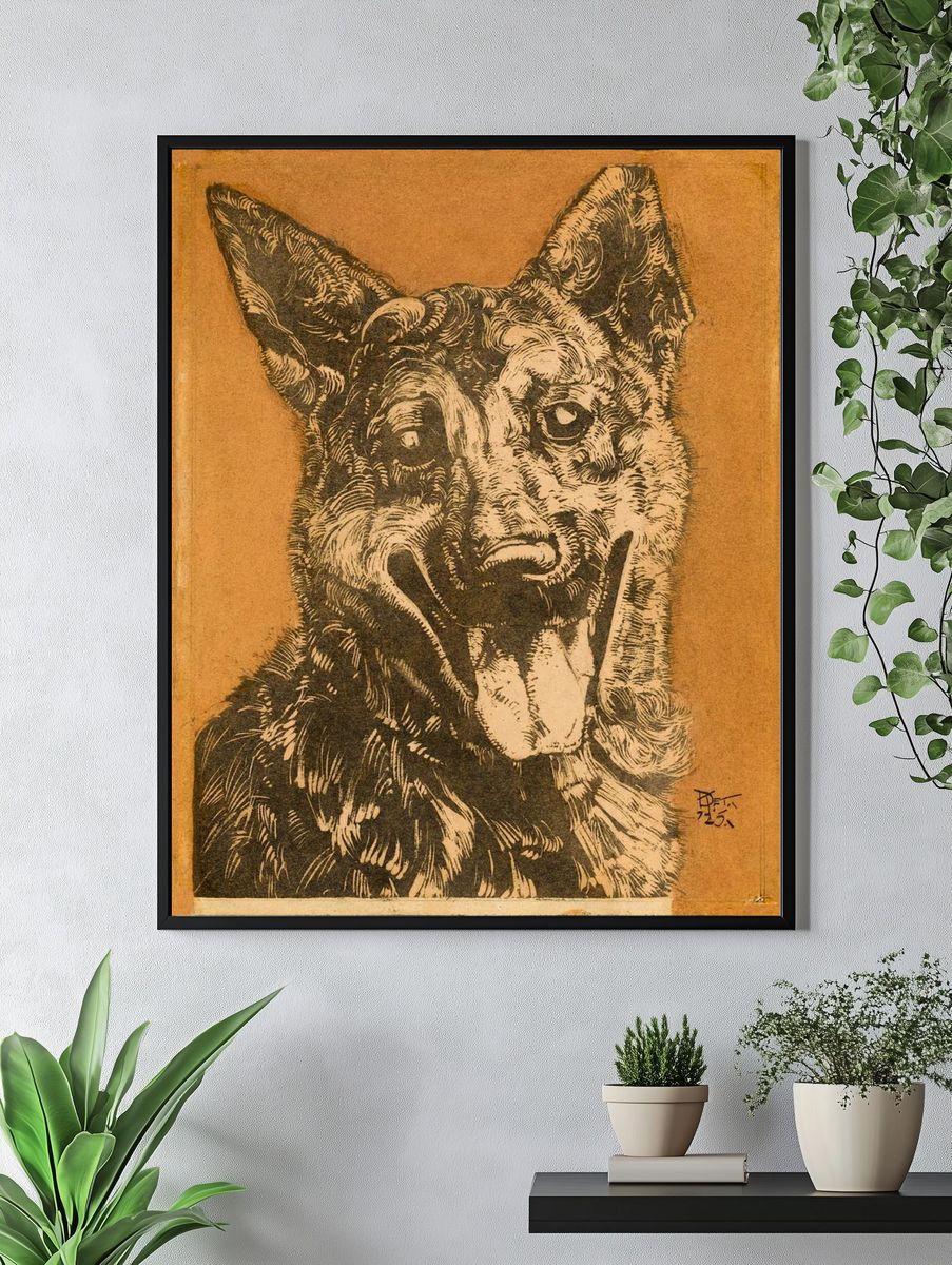 Cees, portret van een hond. — room view 4