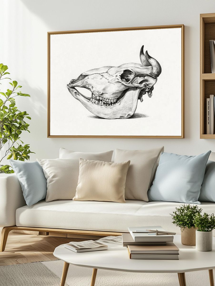 Skull cow (1816) Jean Bernard. — room view 2