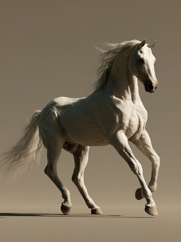 White Horse Photography Poster. poster detail