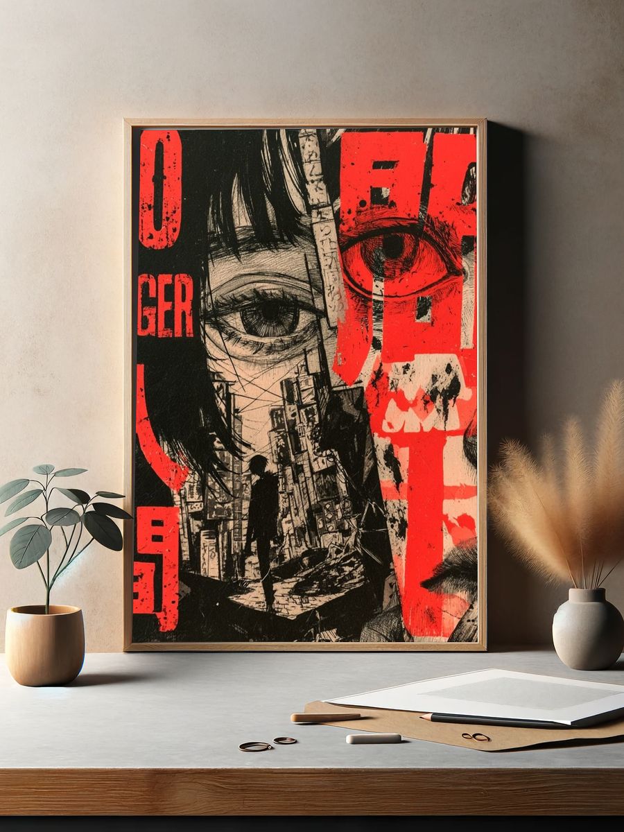 No Longer Human Manga Poster. — room view 2